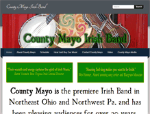 Tablet Screenshot of countymayoirishband.com